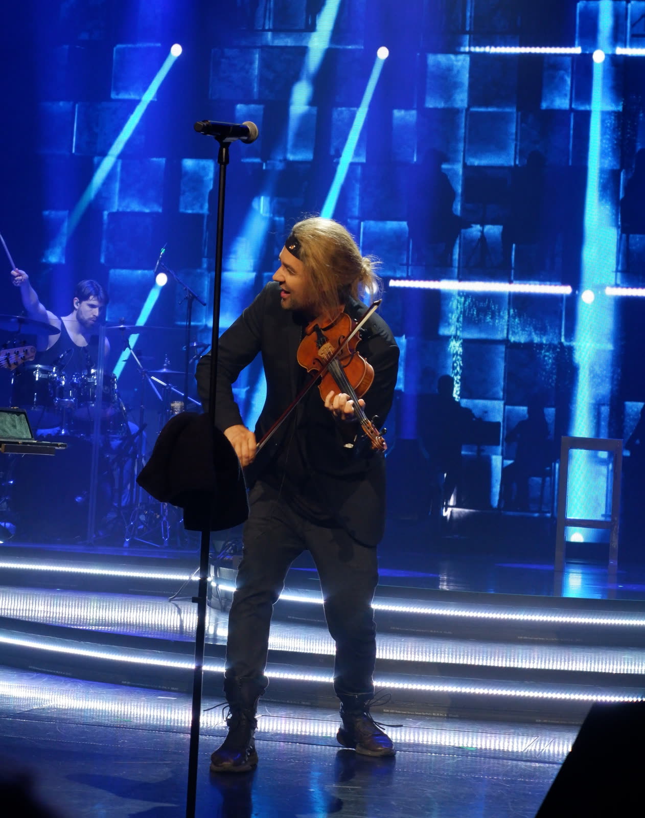 David Garrett on stage &mdash; Mein Schiff 1, David Garrett Cruise, April 2026 &middot; photographed by Ania Borkowska & Viola Turska