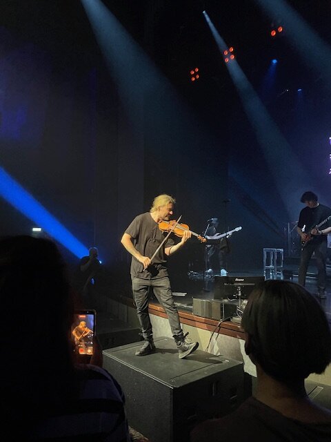 Concert view from Ingeborg's seat &mdash; first concert, Mein Schiff 1, 29 April 2026