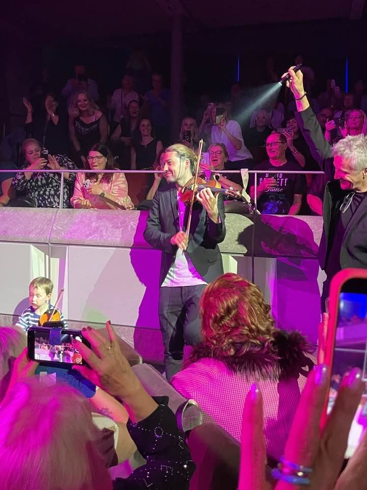 David Garrett on stage &mdash; first concert, Mein Schiff 1, 29 April 2026