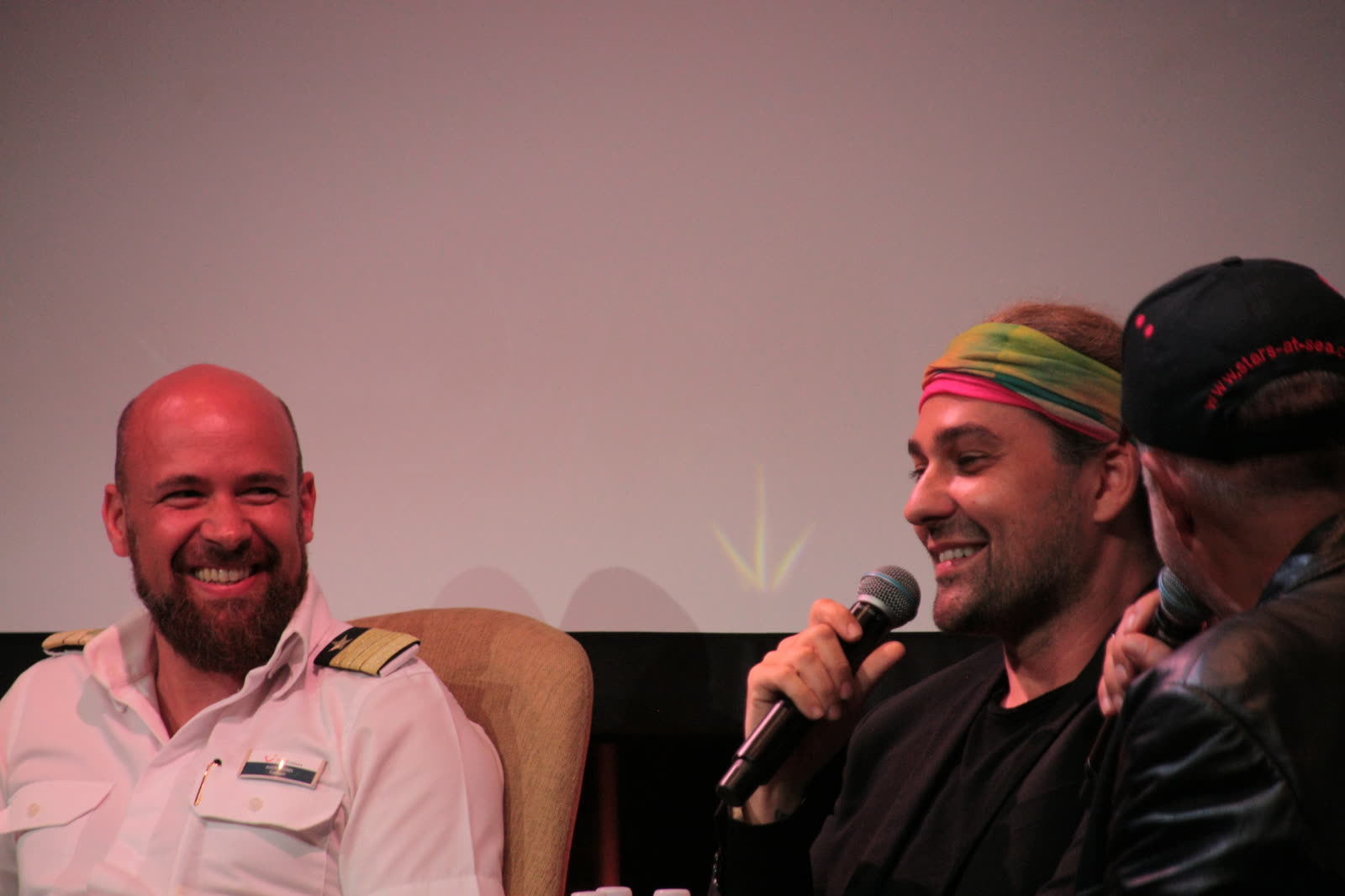 Stars at Sea &mdash; Talk mit Uwe Bahn, on-board panel with David Garrett, Mein Schiff 1, April 2026 &middot; photographed by Ania Borkowska & Viola Turska