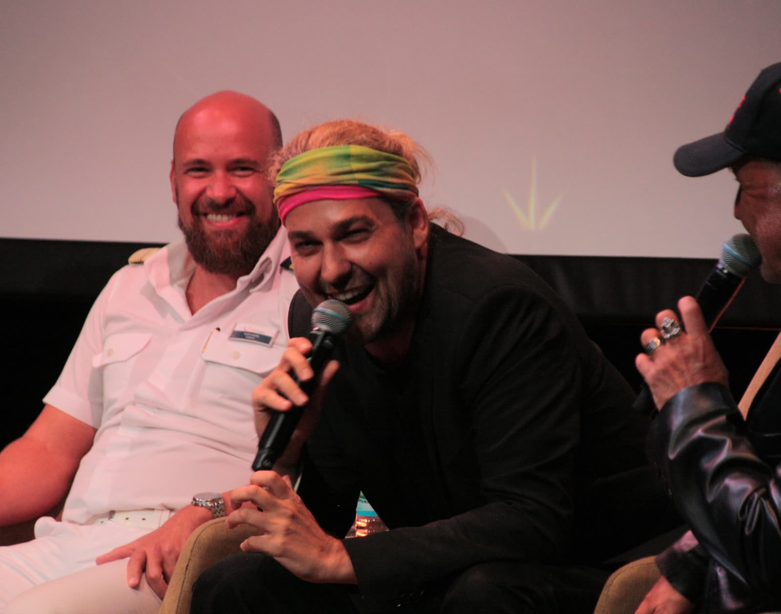 Stars at Sea &mdash; Talk mit Uwe Bahn, on-board panel with David Garrett, Mein Schiff 1, April 2026 &middot; photographed by Ania Borkowska & Viola Turska