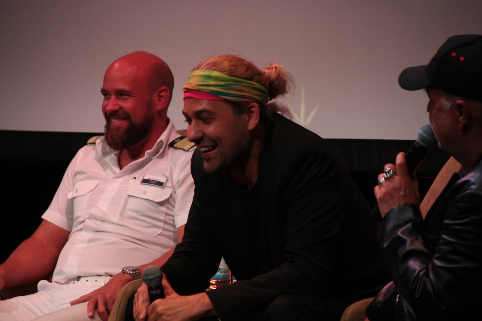 Stars at Sea &mdash; Talk mit Uwe Bahn, on-board panel with David Garrett, Mein Schiff 1, April 2026 &middot; photographed by Ania Borkowska & Viola Turska