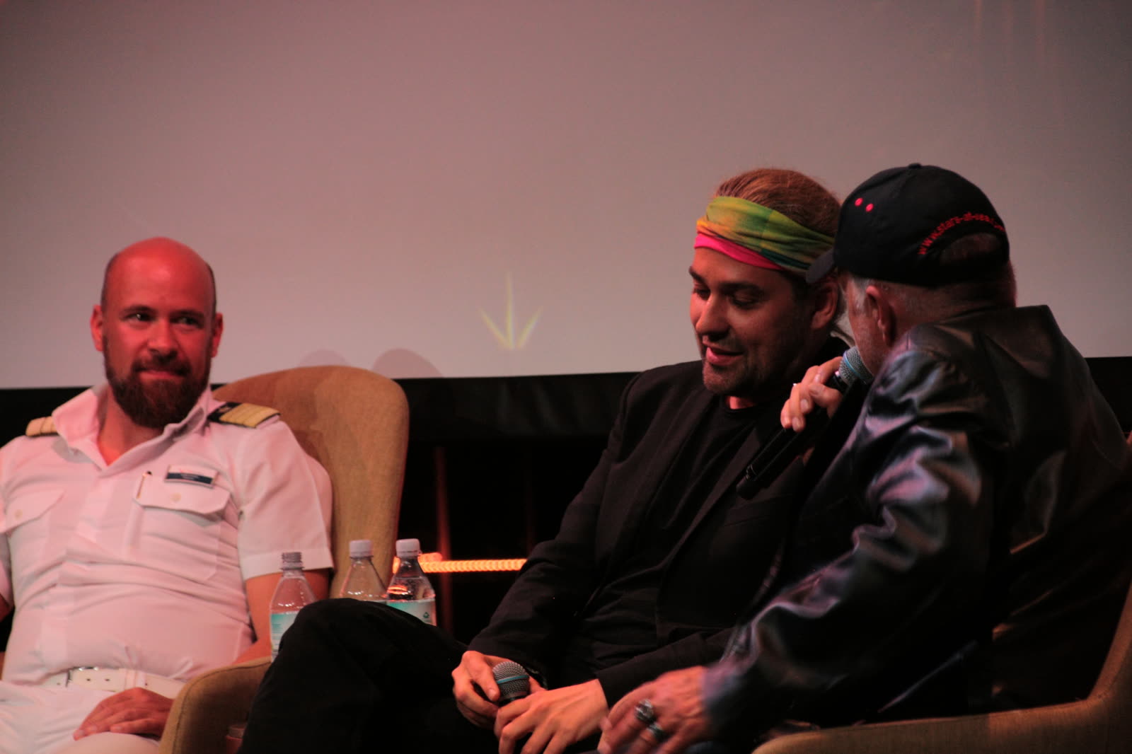 Stars at Sea &mdash; Talk mit Uwe Bahn, on-board panel with David Garrett, Mein Schiff 1, April 2026 &middot; photographed by Ania Borkowska & Viola Turska