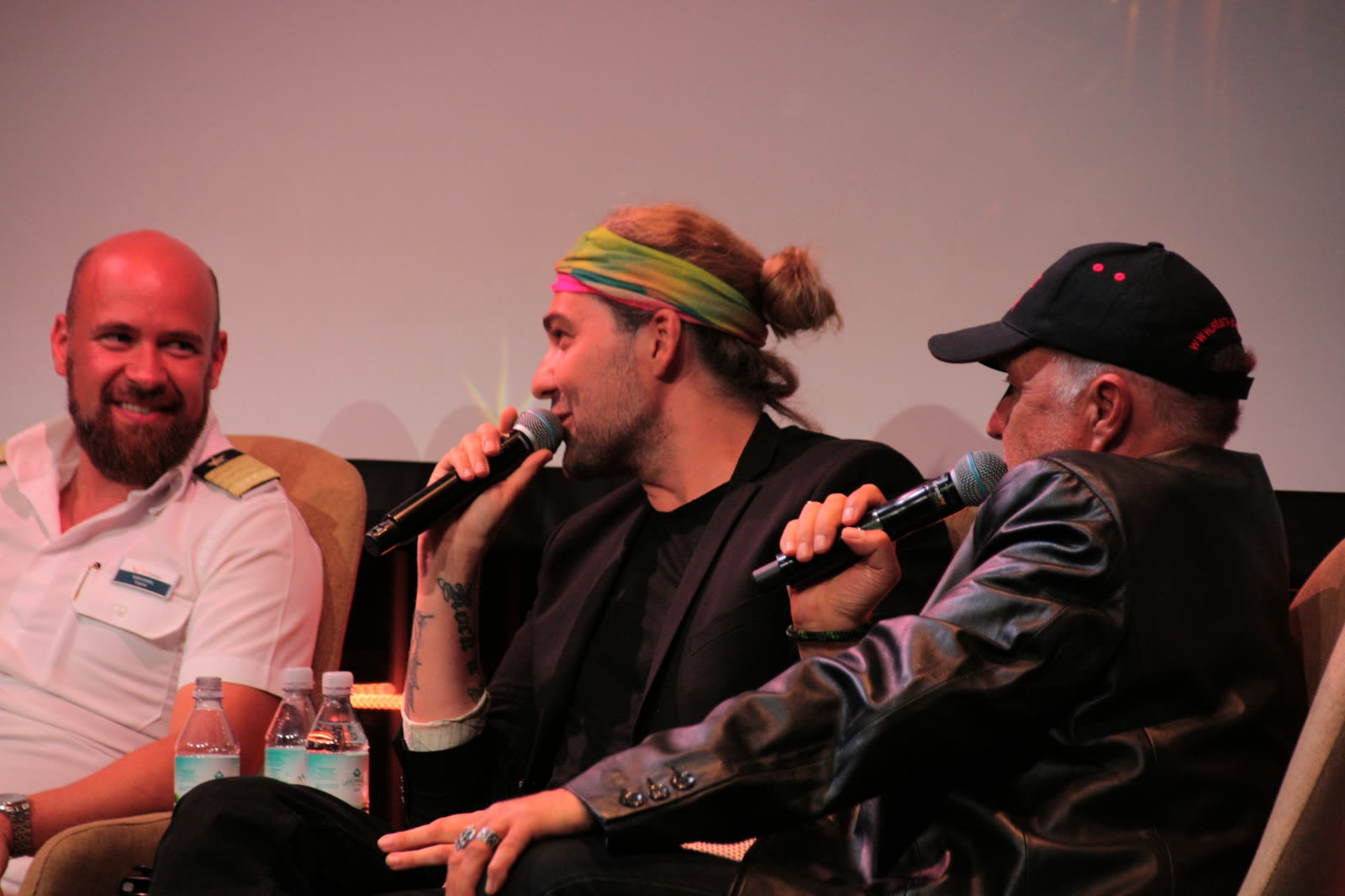 Stars at Sea &mdash; Talk mit Uwe Bahn, on-board panel with David Garrett, Mein Schiff 1, April 2026 &middot; photographed by Ania Borkowska & Viola Turska