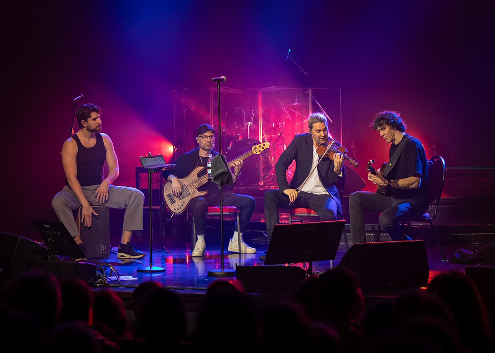David Garrett on stage &mdash; first concert, Mein Schiff 1, 29 April 2026 &middot; photographed by Wiola Janoschek