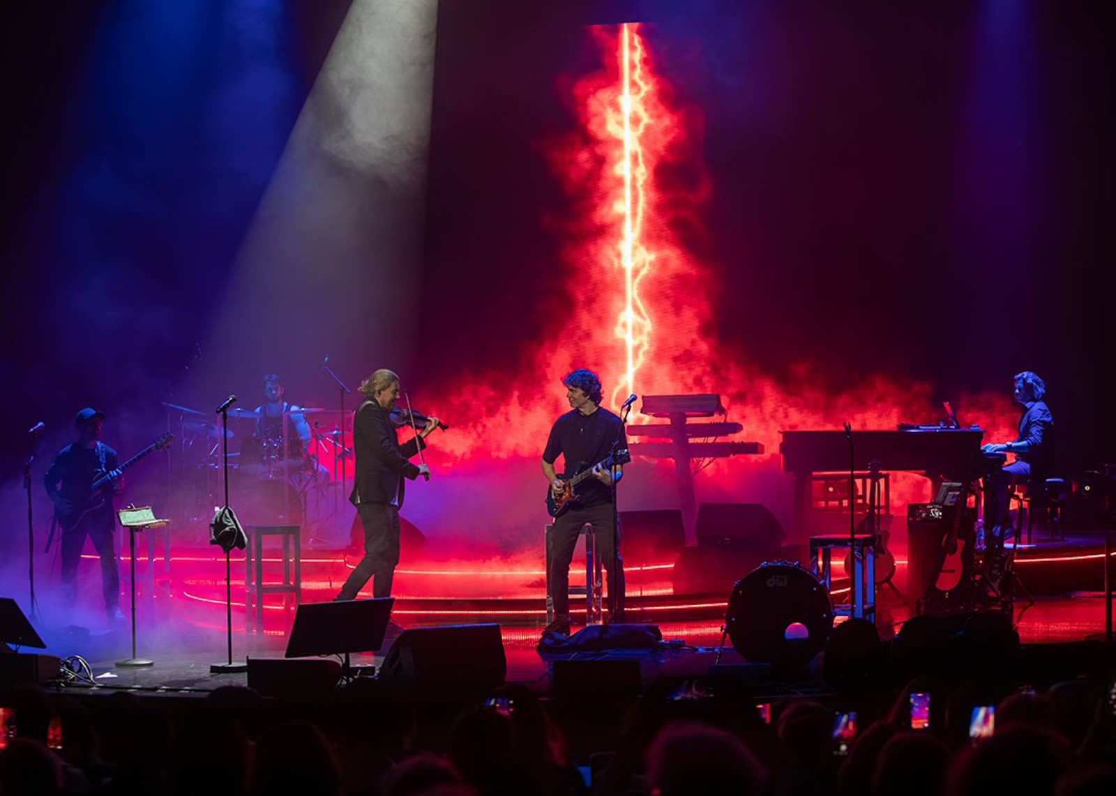 David Garrett on stage &mdash; first concert, Mein Schiff 1, 29 April 2026 &middot; photographed by Wiola Janoschek