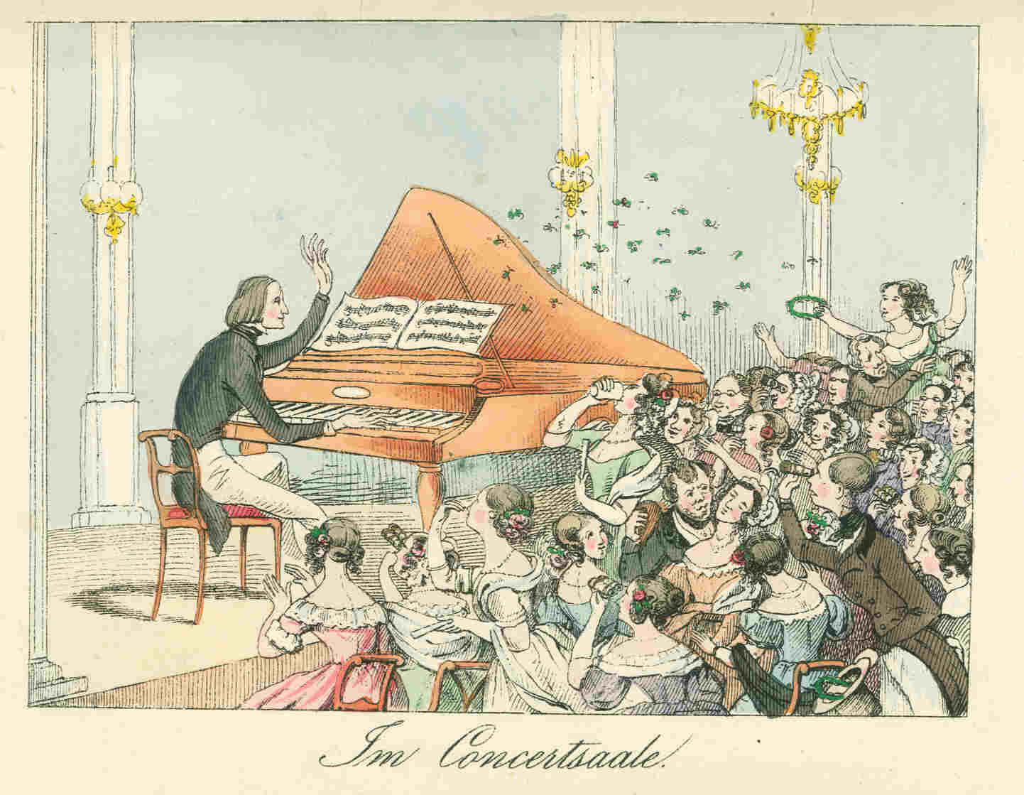 Theodor Hosemann, Im Concertsaale, 1842