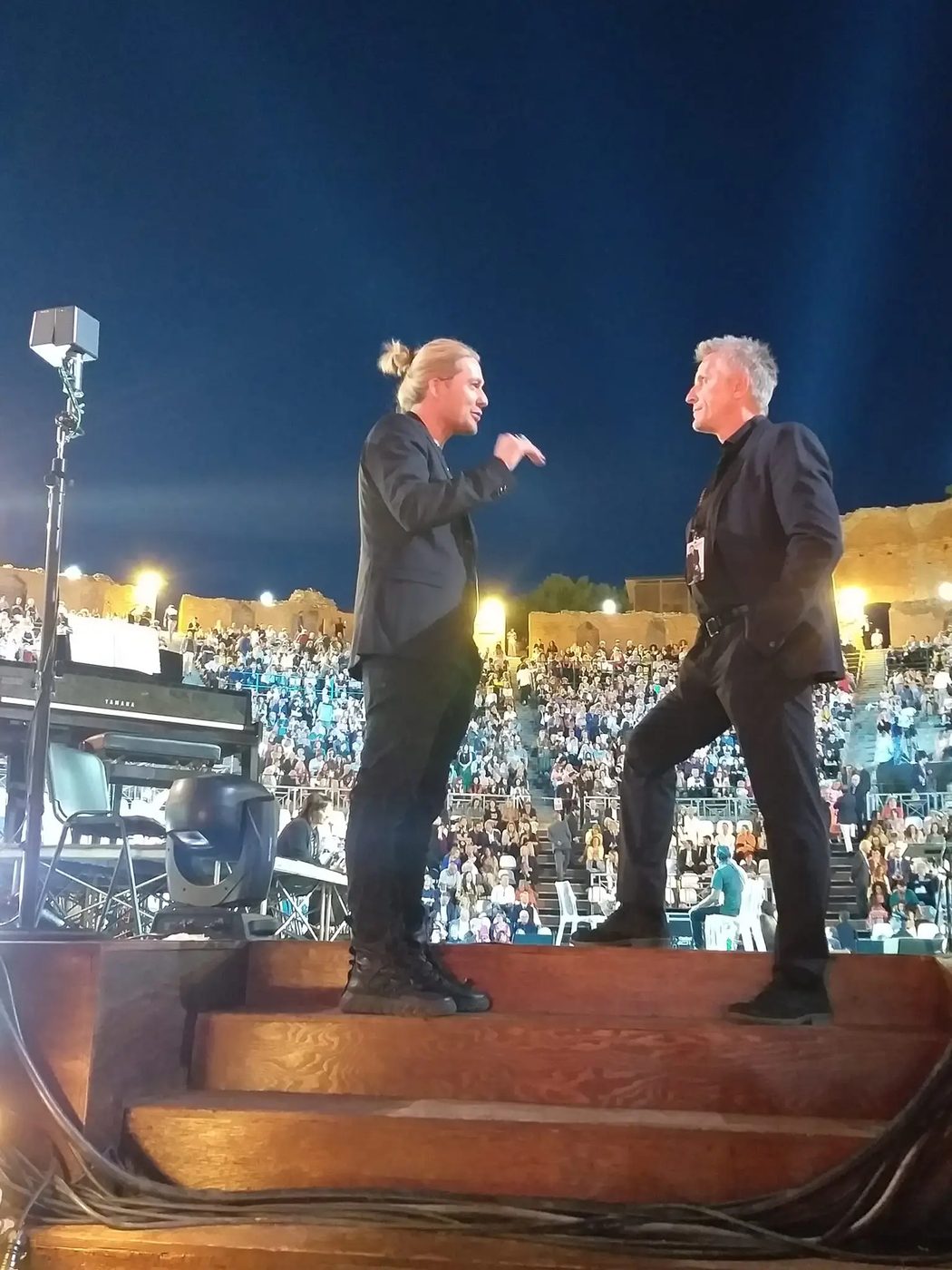 David Garrett — ICONIC at Teatro Antico di Taormina, 18 June 2023 — photo by Santo Nicolosi