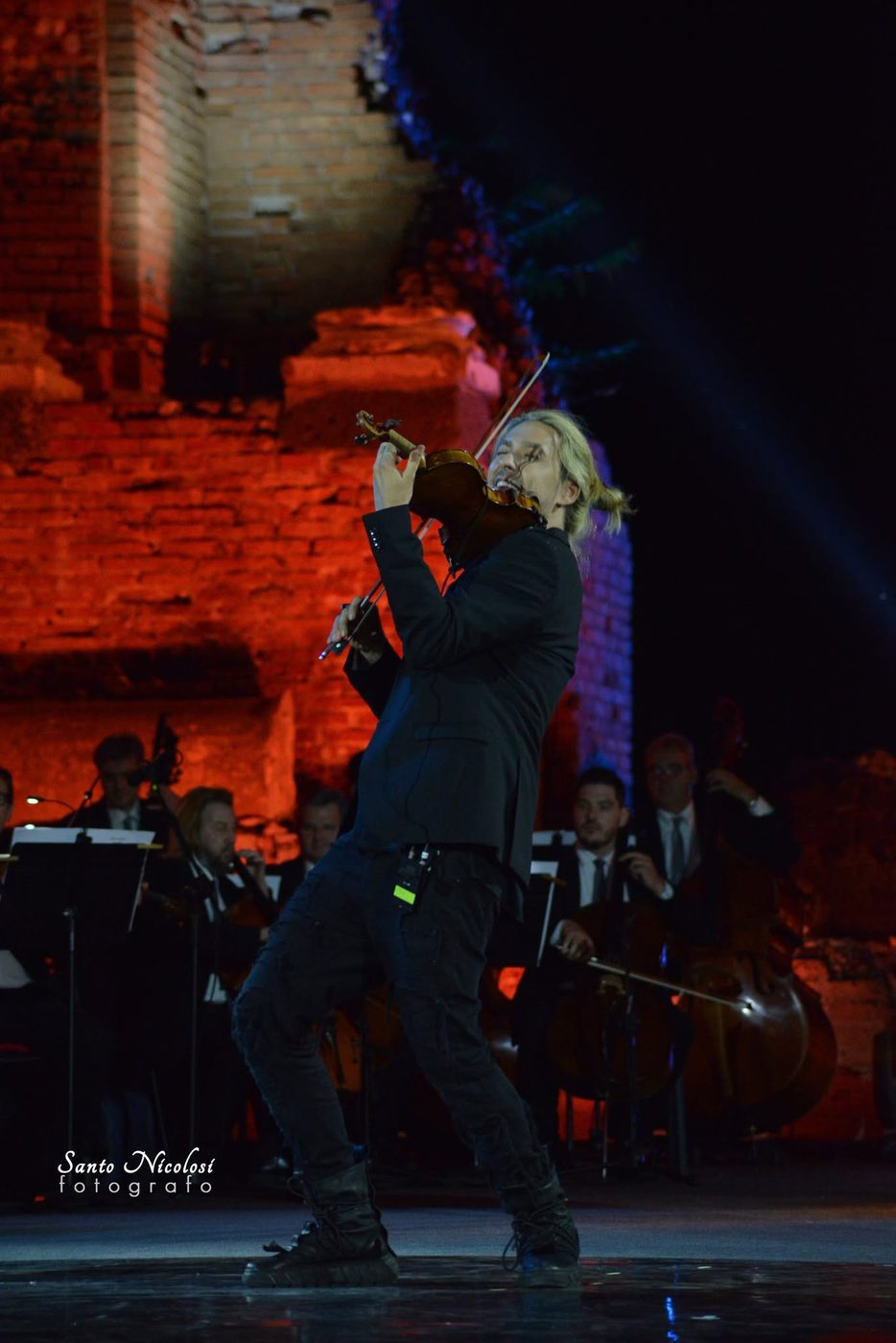 David Garrett — ICONIC at Teatro Antico di Taormina, 18 June 2023 — photo by Santo Nicolosi