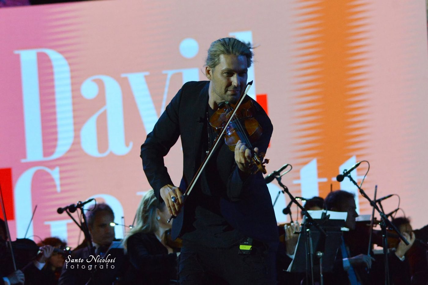 David Garrett — ICONIC at Teatro Antico di Taormina, 18 June 2023 — photo by Santo Nicolosi