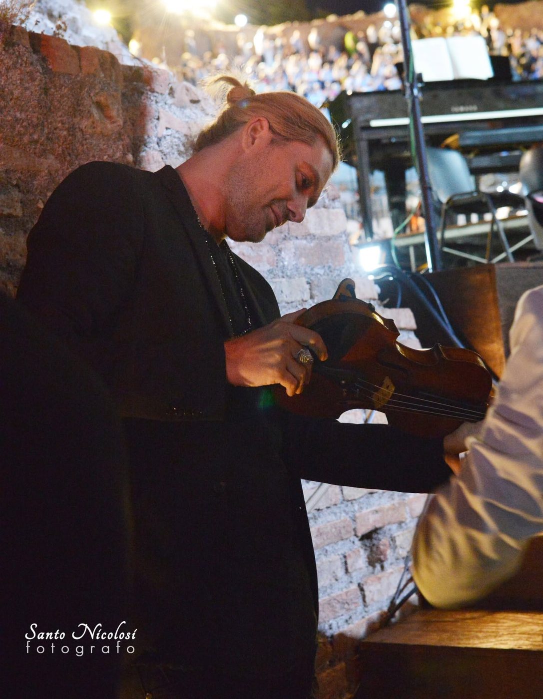 David Garrett — ICONIC at Teatro Antico di Taormina, 18 June 2023 — photo by Santo Nicolosi