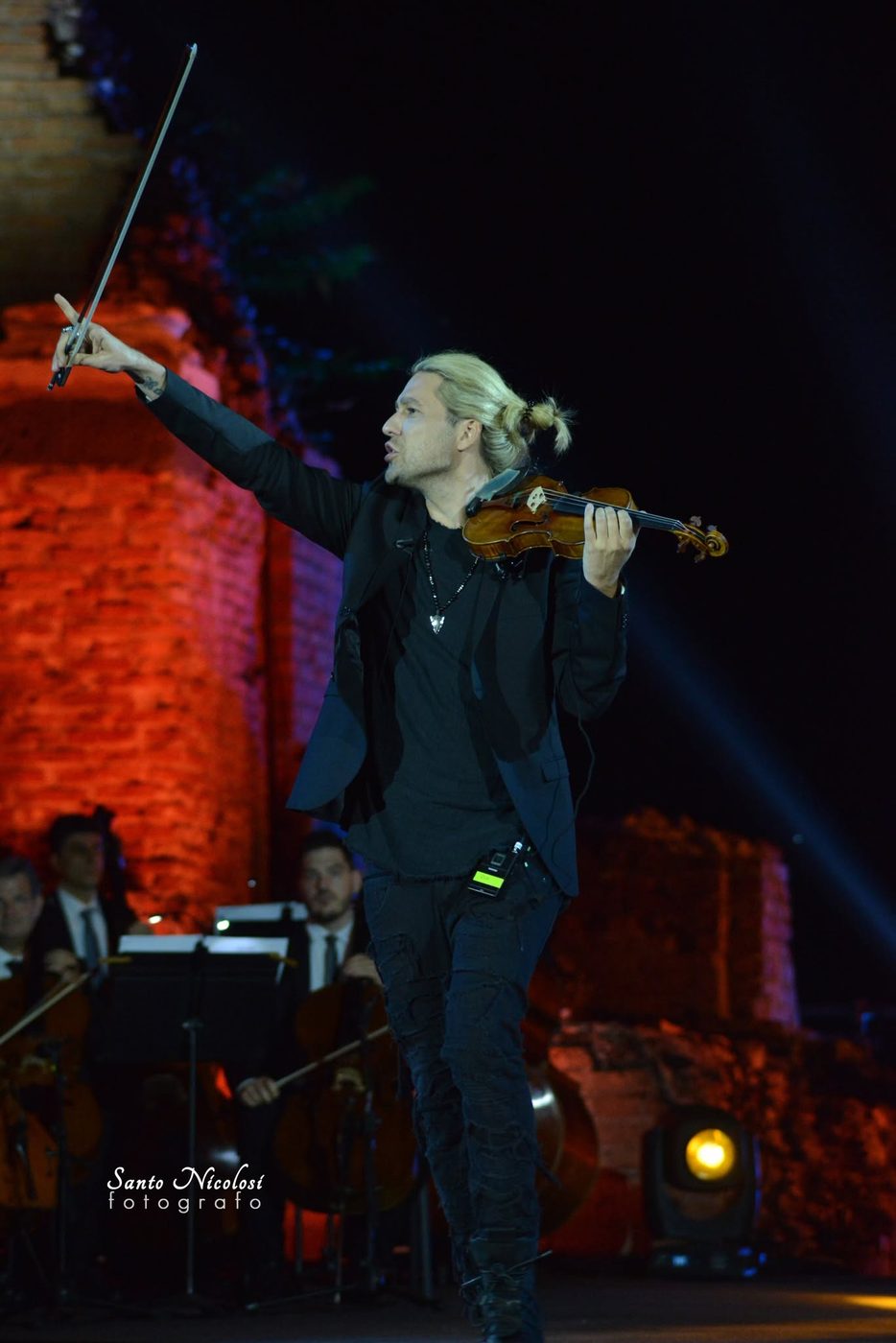 David Garrett — ICONIC at Teatro Antico di Taormina, 18 June 2023 — photo by Santo Nicolosi