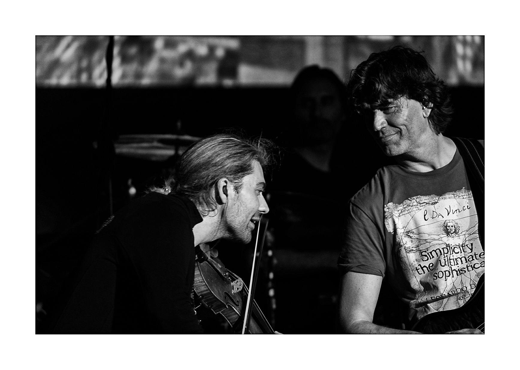 Between Musicians — candid moment
