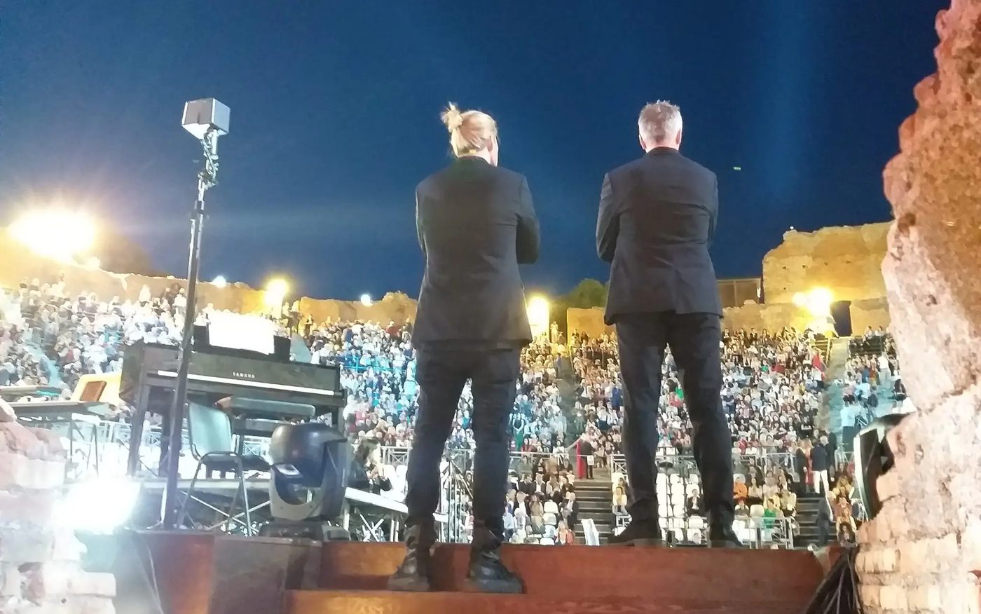 David Garrett — ICONIC at Teatro Antico di Taormina, 18 June 2023 — photo by Santo Nicolosi