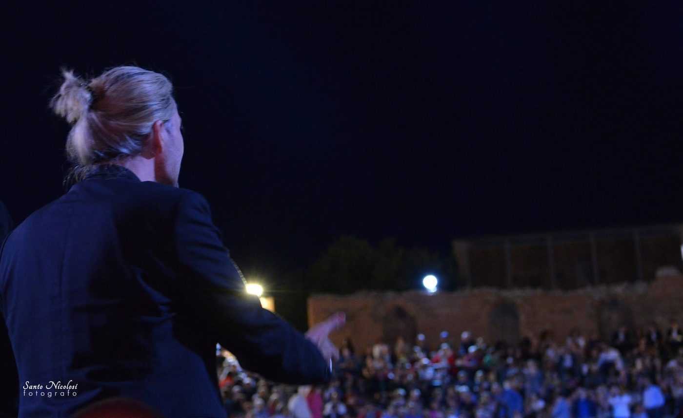 David Garrett — ICONIC at Teatro Antico di Taormina, 18 June 2023 — photo by Santo Nicolosi