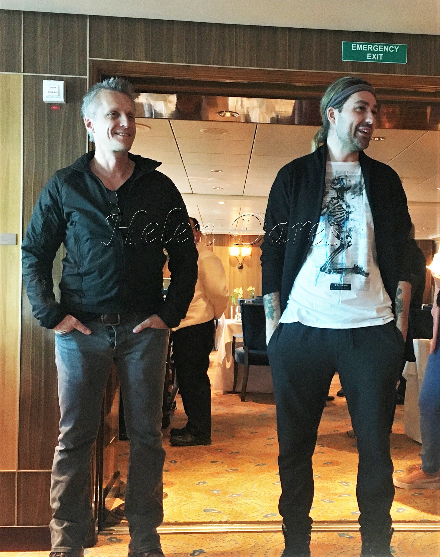 Tea Time with David Garrett, Queen Mary 2, October 2019 — photo by Helen Dares