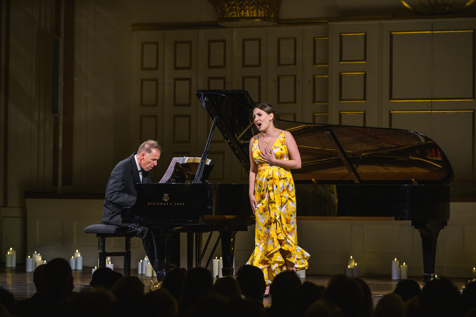 Emily Pogorelc, with Peter Tomek at the piano.